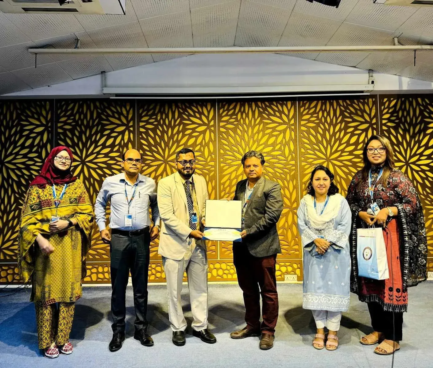 RRH associate director Imtiaj Imran Rahman FCA conducting a seminar on VAT in Bangladesh at AIUB