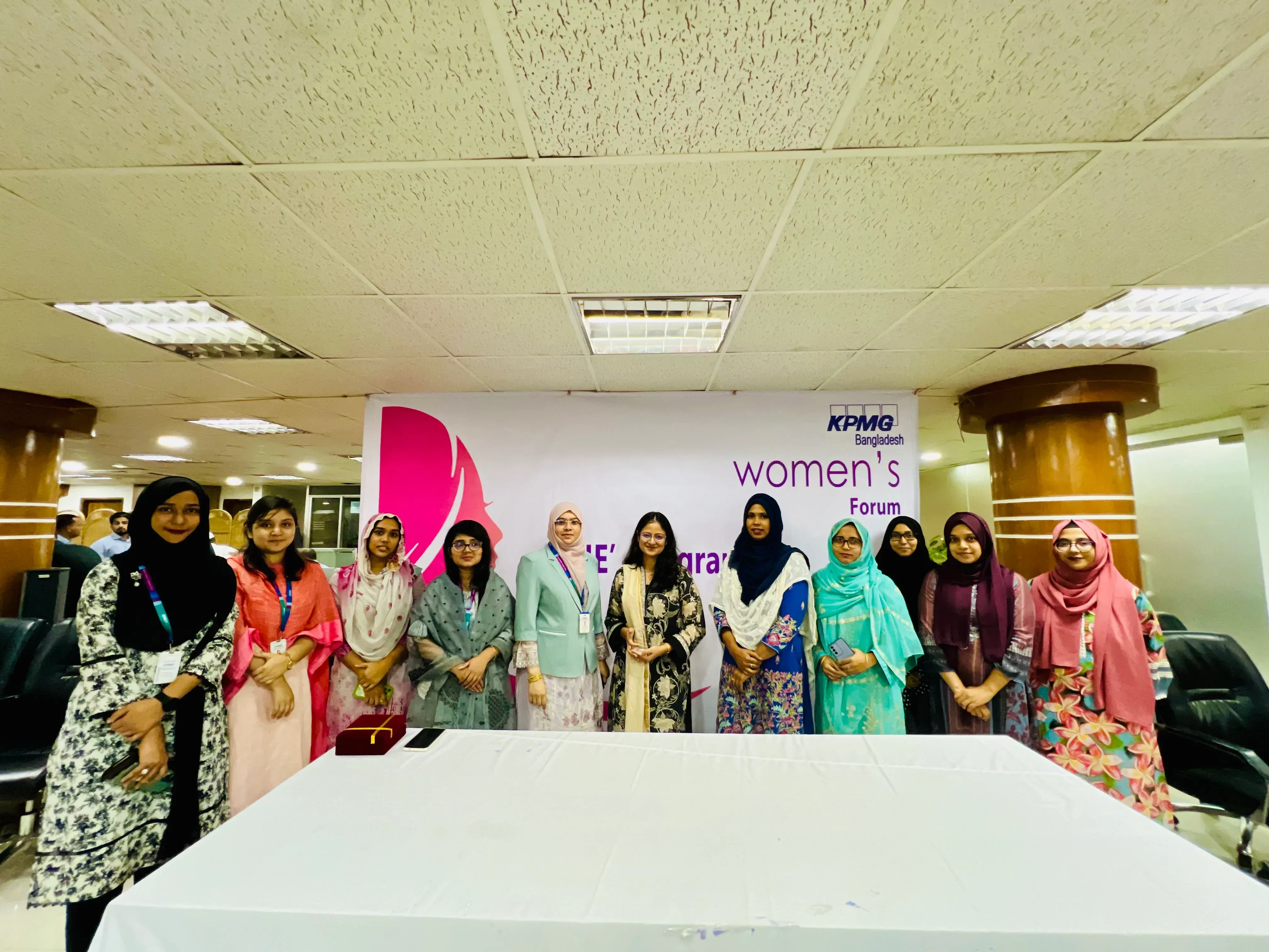 RRH colleagues at the launch of the Women's Forum and the first SHE programme