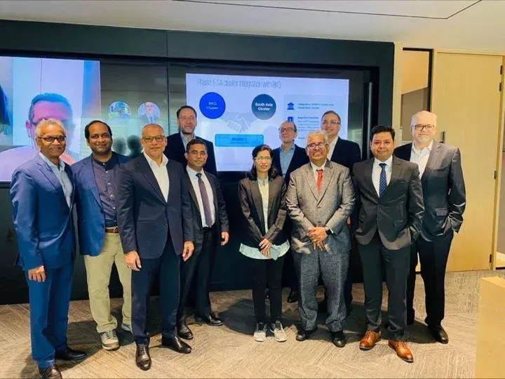 RRH partner M Mehedi Hasan at the MESAC Heads of Audit meeting in Dubai